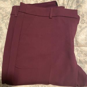 Express Mid Rise Ankle Columnist Pants